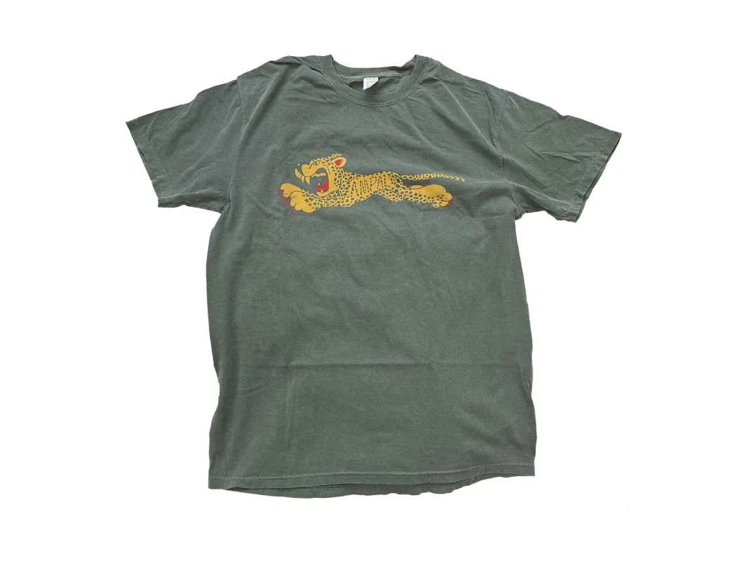 CHEETAH T - Olive made by The Ampal Creative