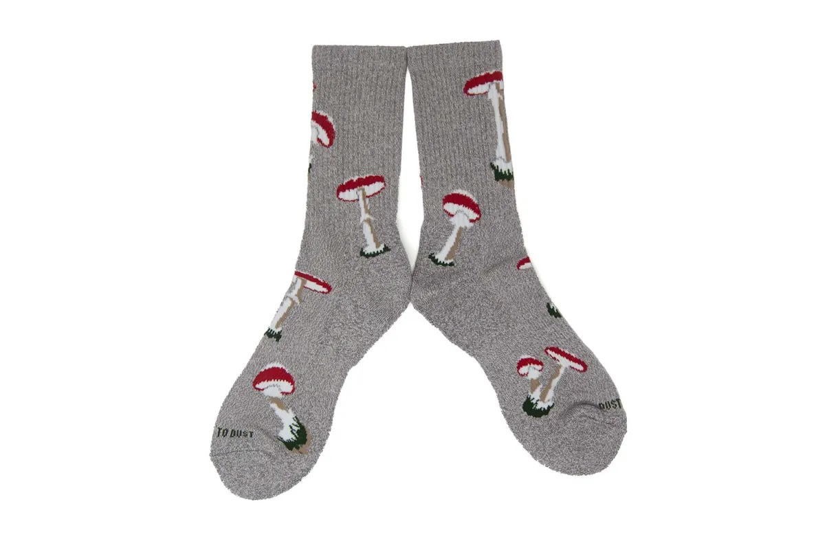 FUNGI Socks - Khaki made by The Ampal Creative