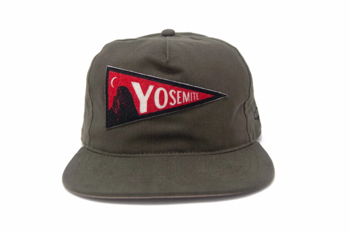 YOSEMITE NIGHT Pennant Strapback made by The Ampal Creative
