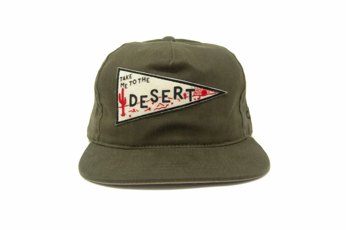 DESERT Pennant Strapback made by The Ampal Creative