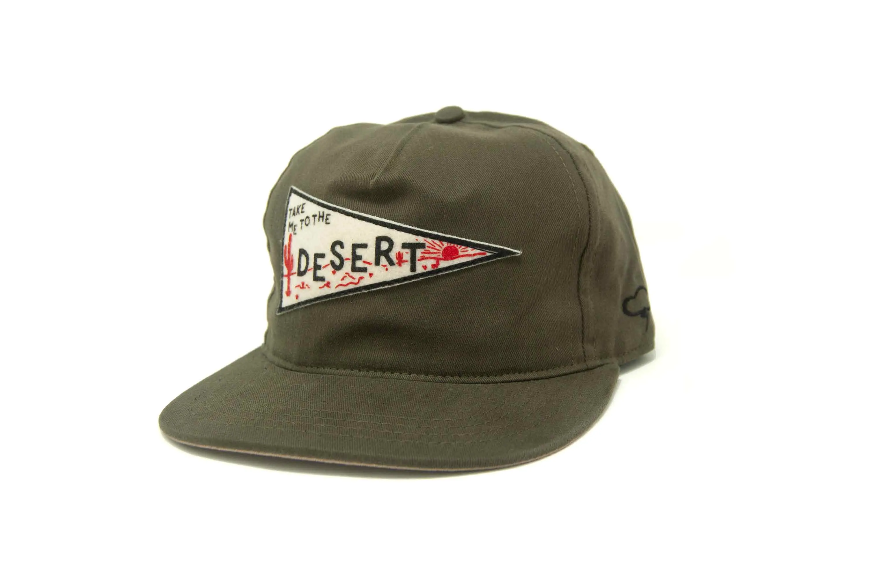 DESERT Pennant Strapback sold by The Ampal Creative product image thumbnail 3