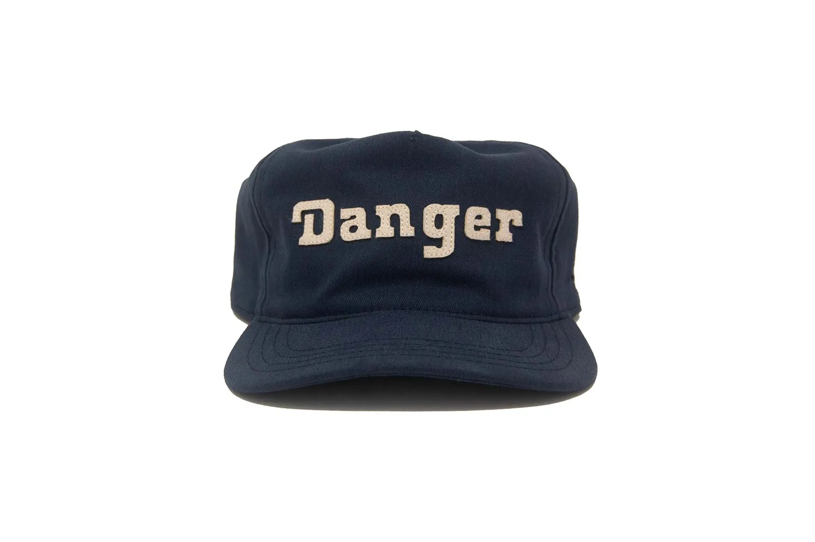 DANGER Snapback - Navy sold by The Ampal Creative
