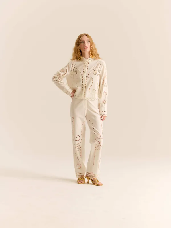 Olivia Pants made by Carolina K