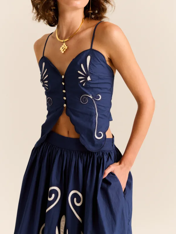 Monarca Top - Final Sale made by Carolina K