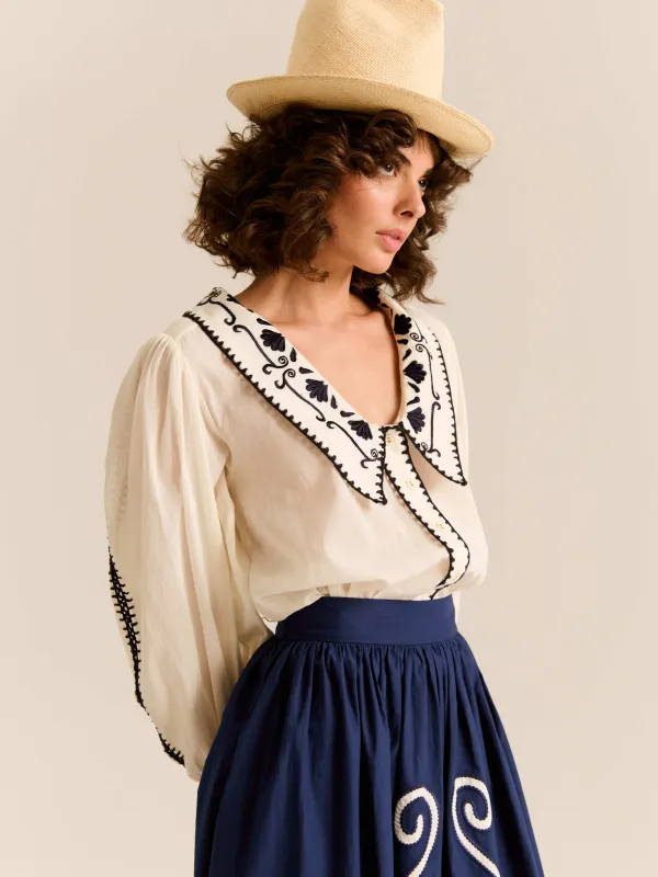 Sparrow Blouse - Final Sale made by Carolina K