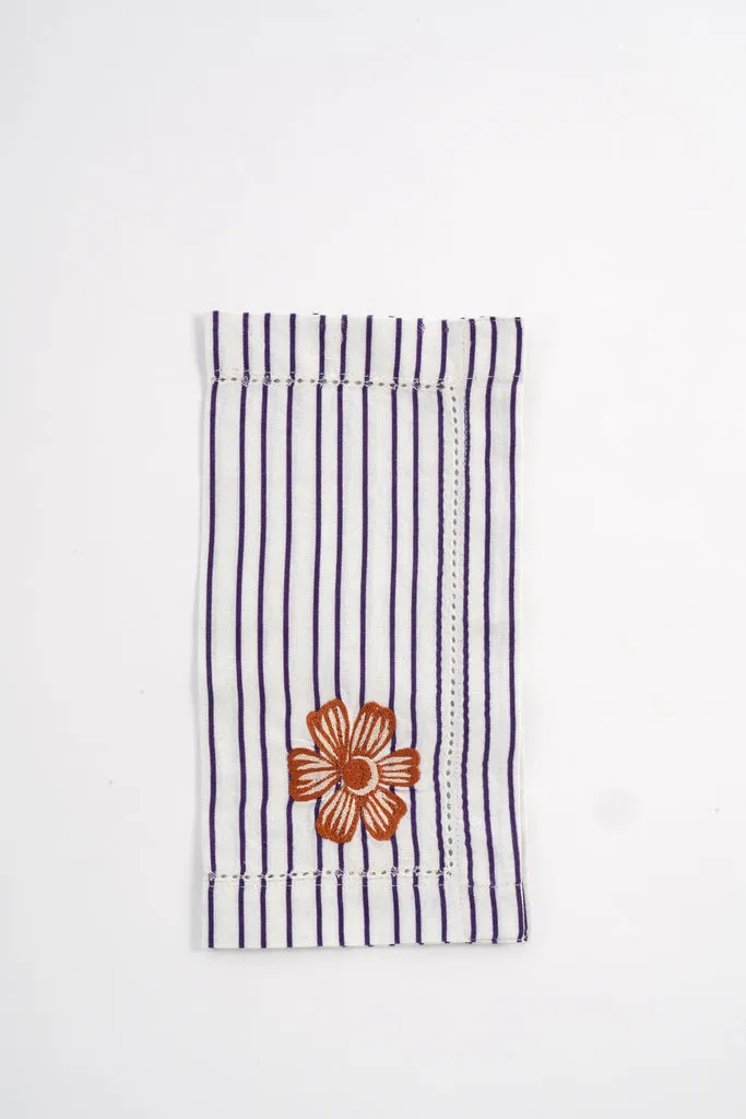 Etched Flower Yellow Napkin sold by Carolina K product image thumbnail 2