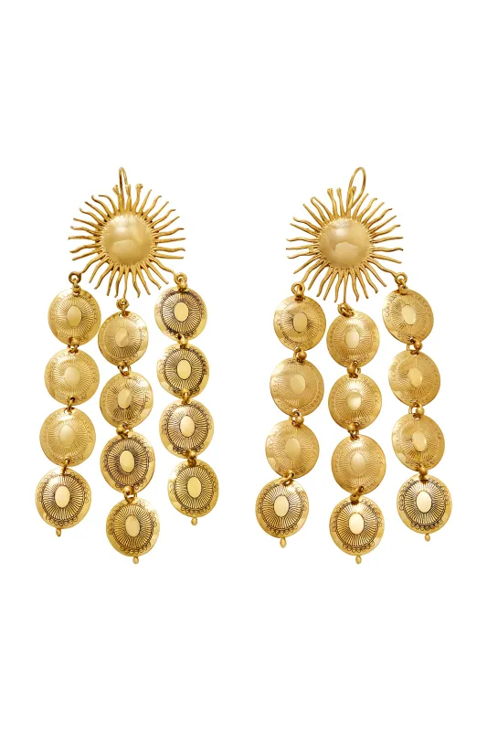 Sol de Mayo Earrings made by Carolina K
