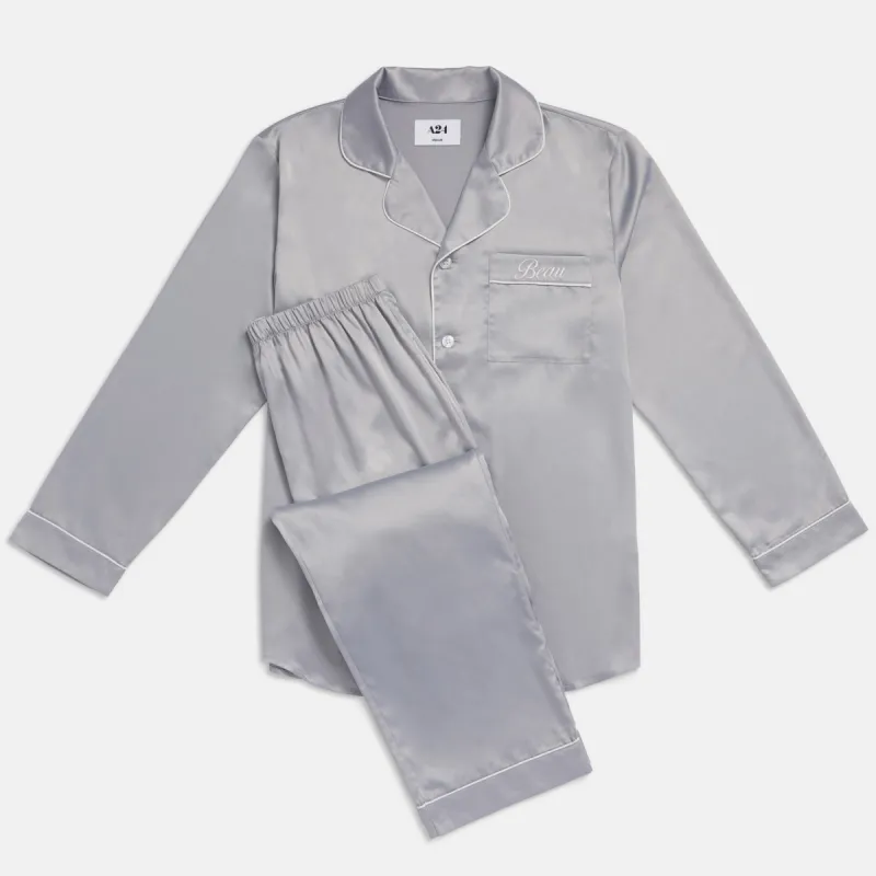 Beau Embroidered Pajama Set sold by A24