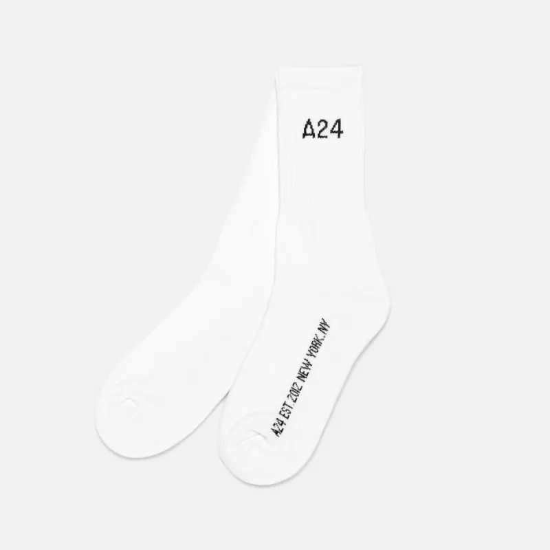 White Sport Socks sold by A24