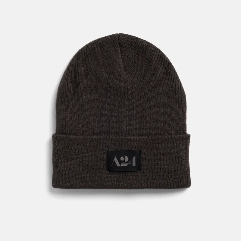 Charcoal Logo Beanie sold by A24