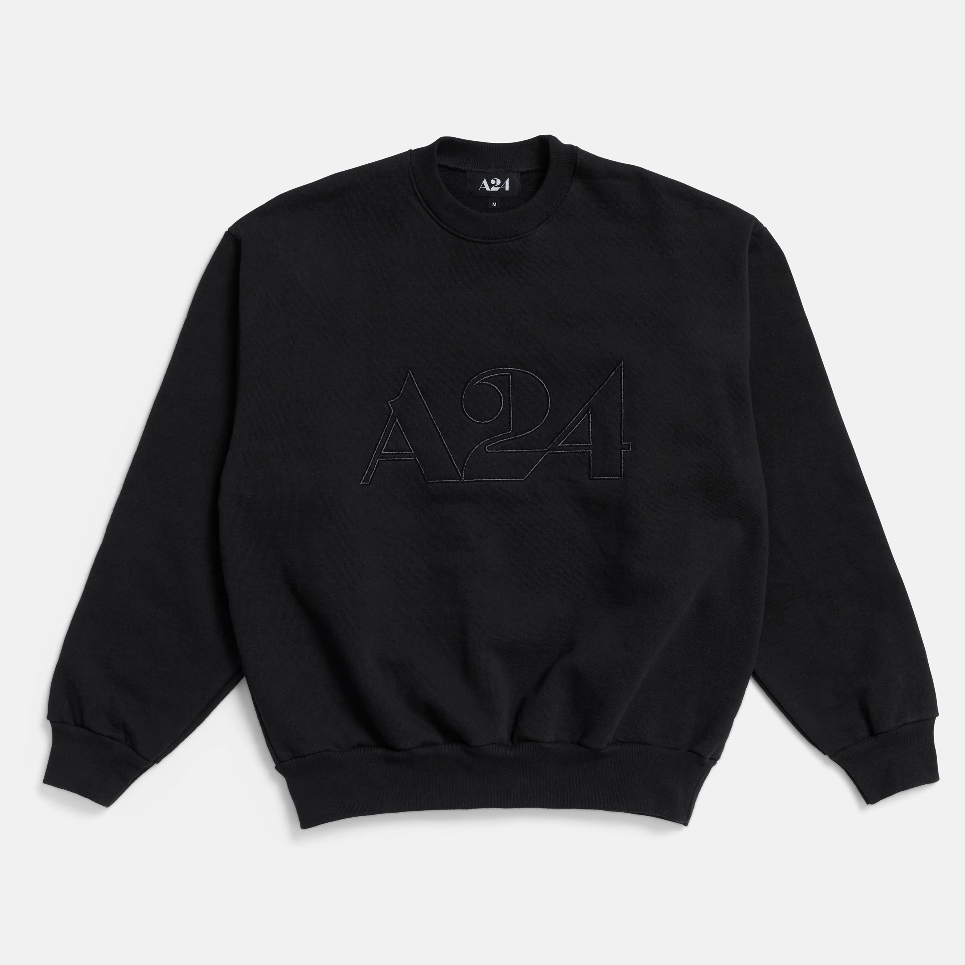 Black Logo Outline Crewneck sold by A24