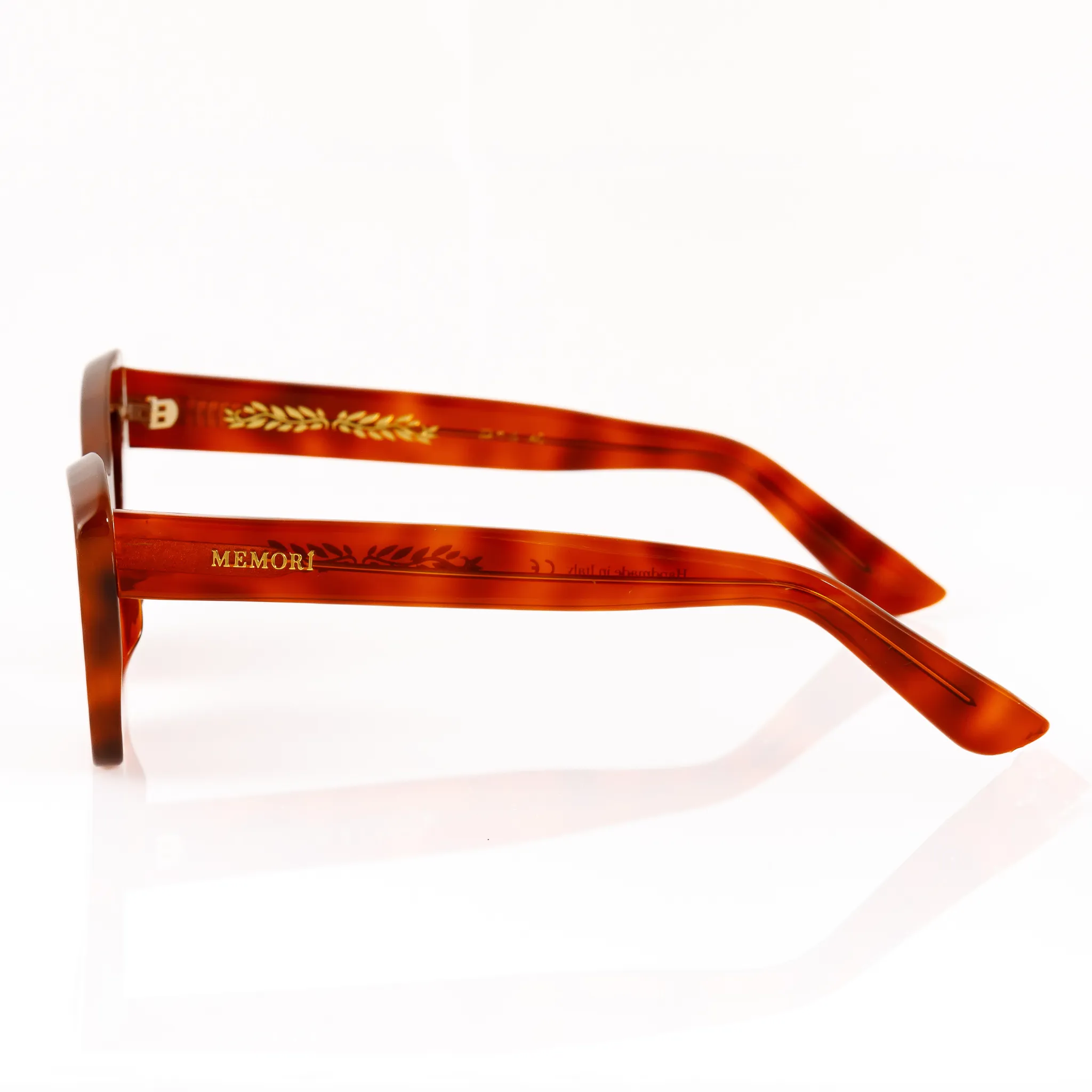 Cat-Eye Sunglasses in Tortoise, Brown Lenses sold by Memori Eyewear product image thumbnail 5