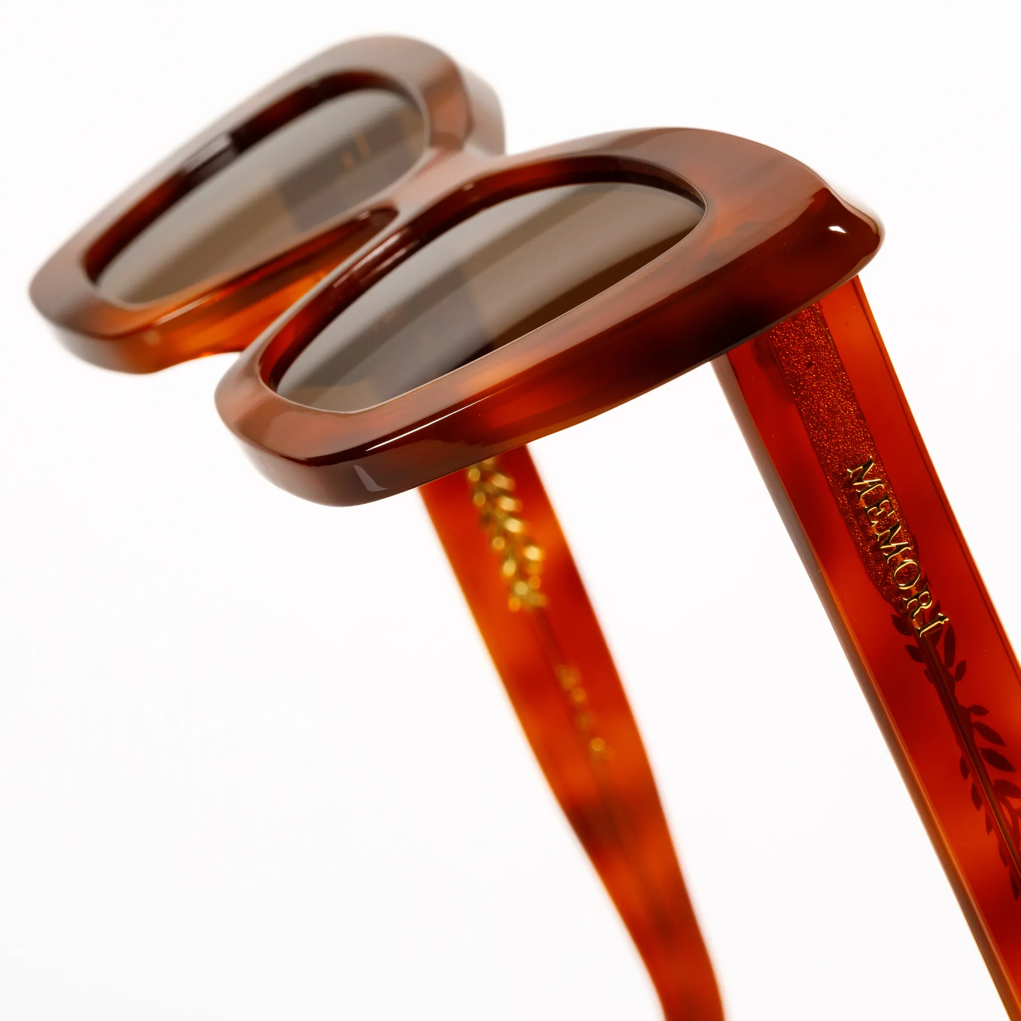Cat-Eye Sunglasses in Tortoise, Brown Lenses sold by Memori Eyewear product image thumbnail 4