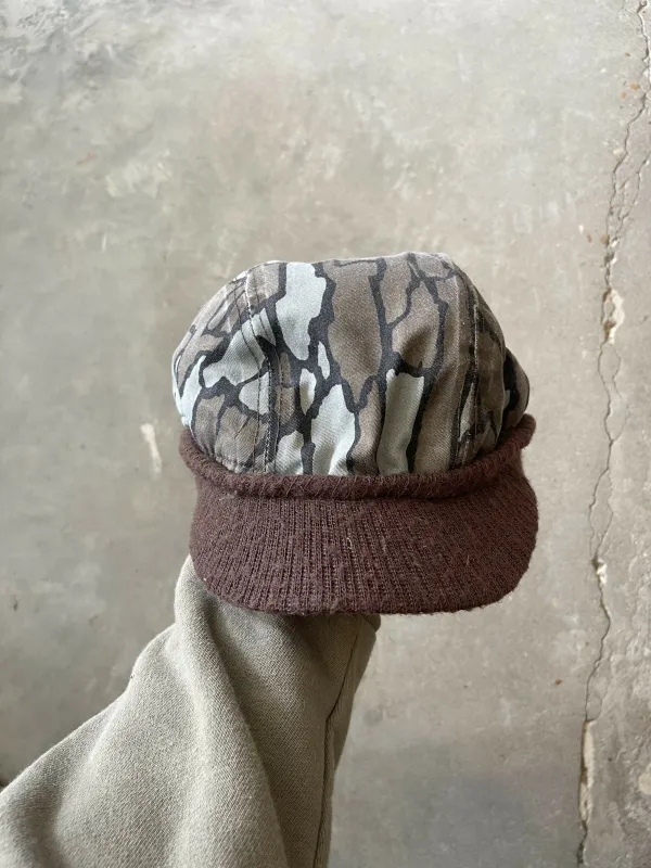 Vintage Trebark Camo Pullover hat made by Trebark