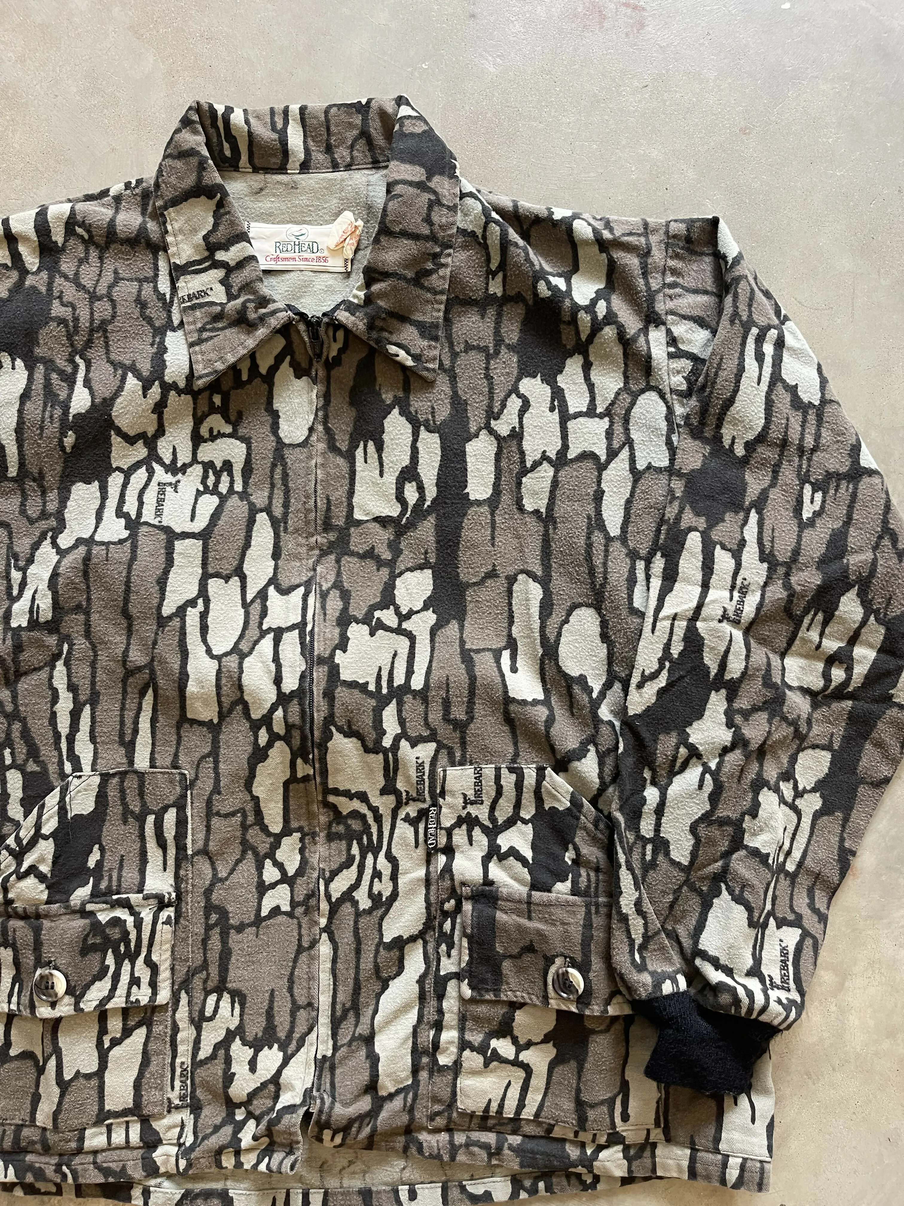 Vintage Trebark Camo Chamois Jacket (L) sold by Trebark product image thumbnail 2