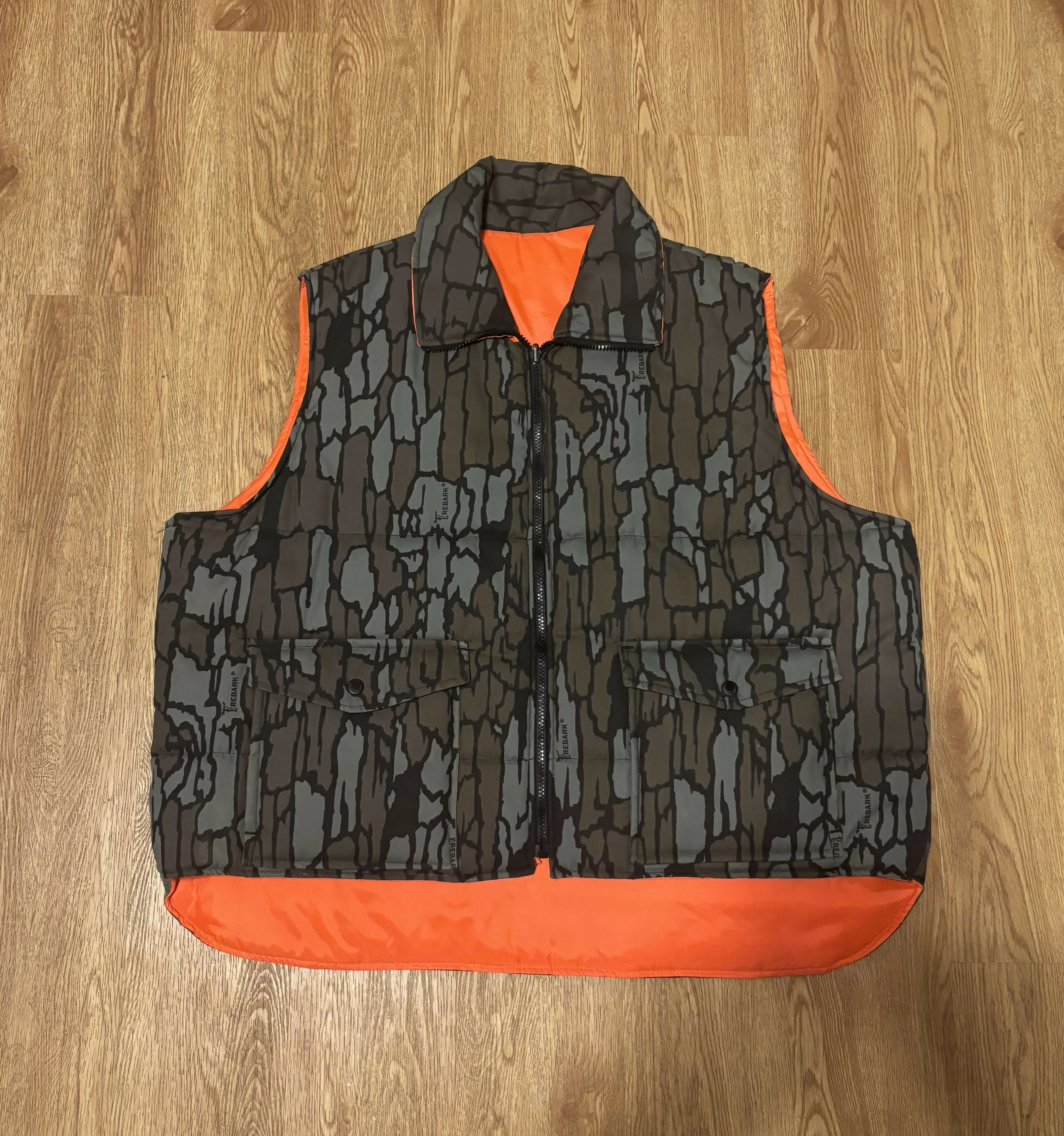 Vintage Winchester Trebark Reversible Puffer Vest XXL sold by Trebark
