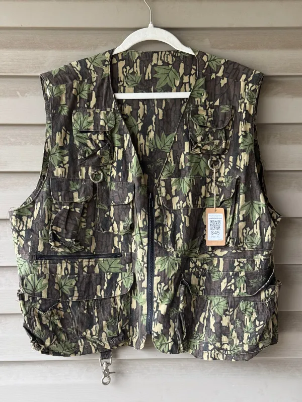 90’s Handmade Trebark Game Vest (XL) 🇺🇸 made by Camoretro