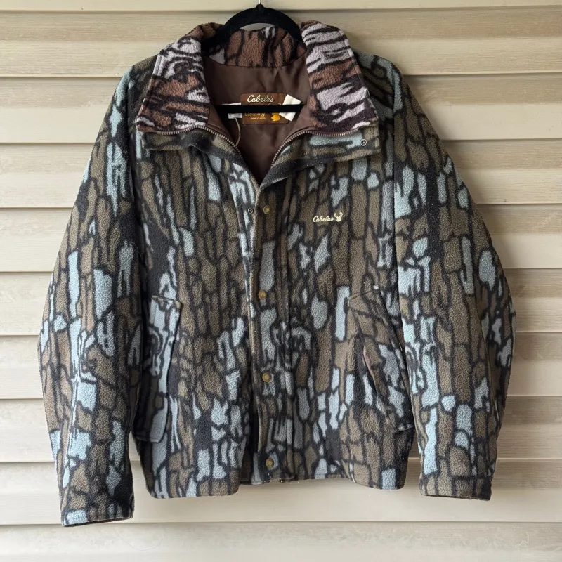 90’s Cabela’s Trebark Fleece Insulated Jacket (M) made by Trebark