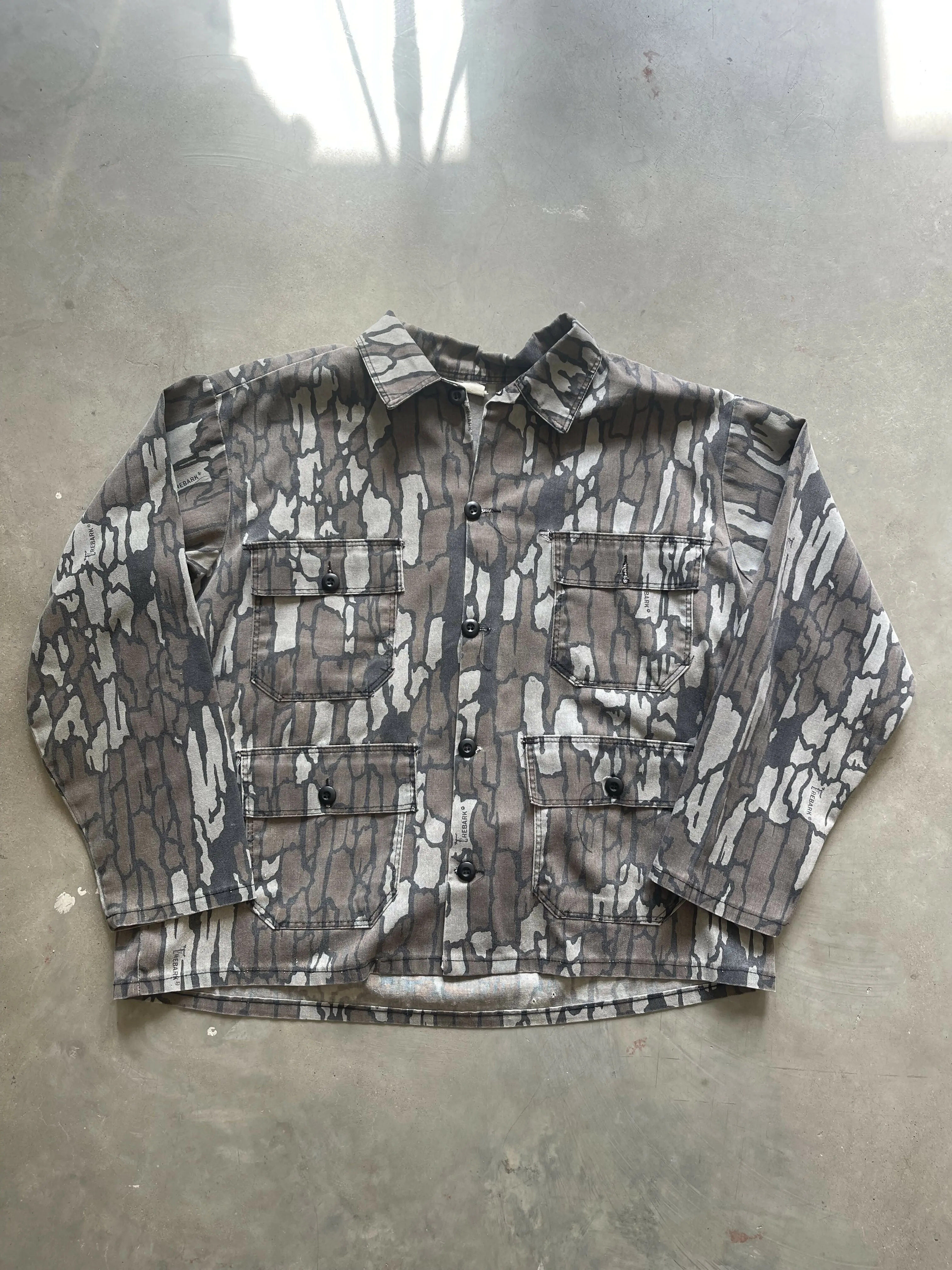 Vintage Trebark Camo 4-Pocket Jacket (XL) sold by Trebark