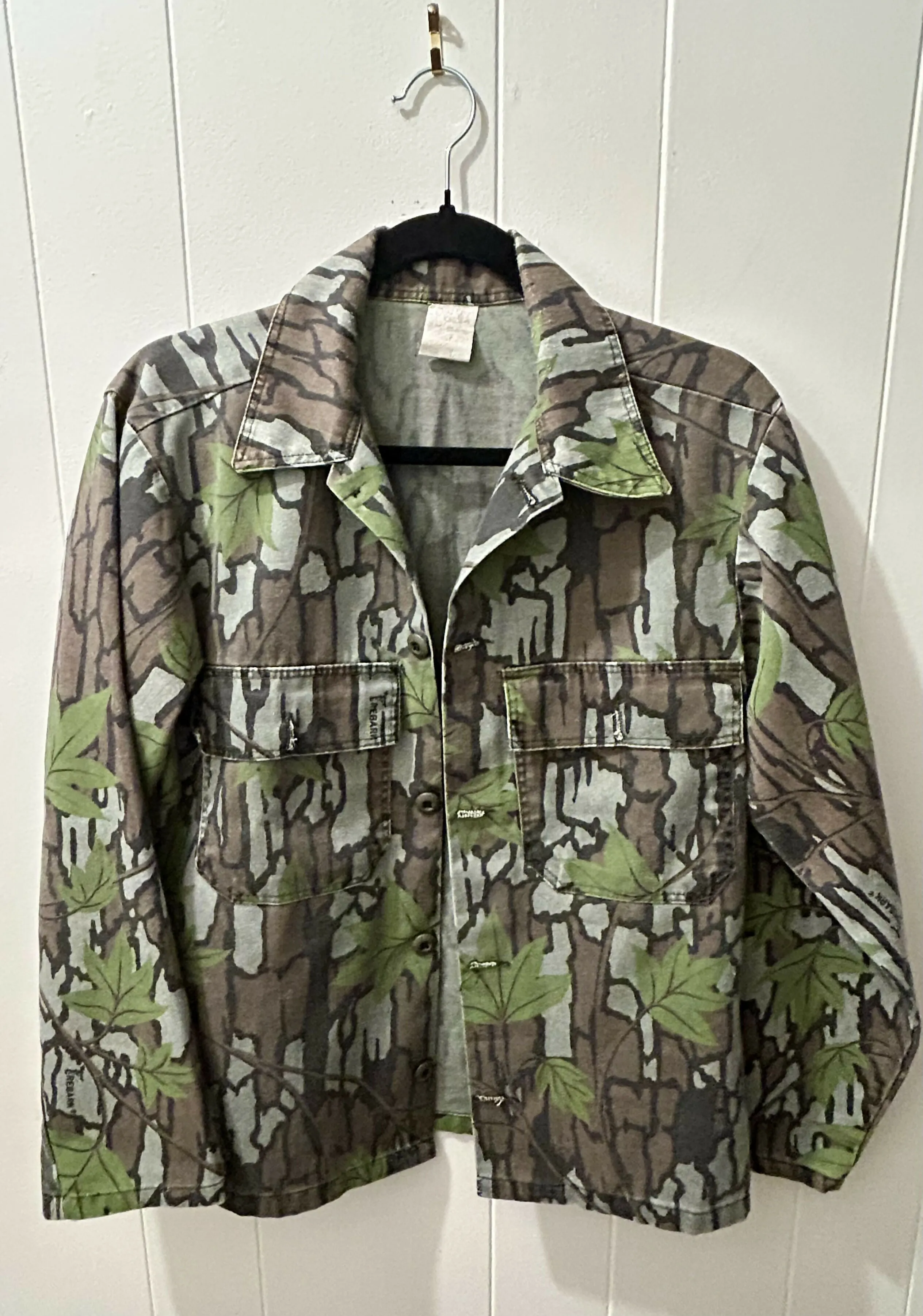 Vintage TreBark Greenleaf Lightweight Jacket S sold by Trebark