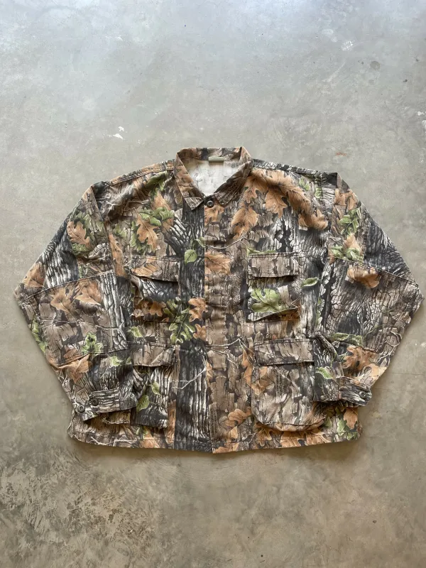 Vintage Trebark Superflauge Camo 4-Pocket Jacket (3XL) made by Trebark