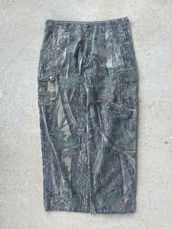Vintage Trebark Camo Adjustable Waist Pants (L) made by Trebark