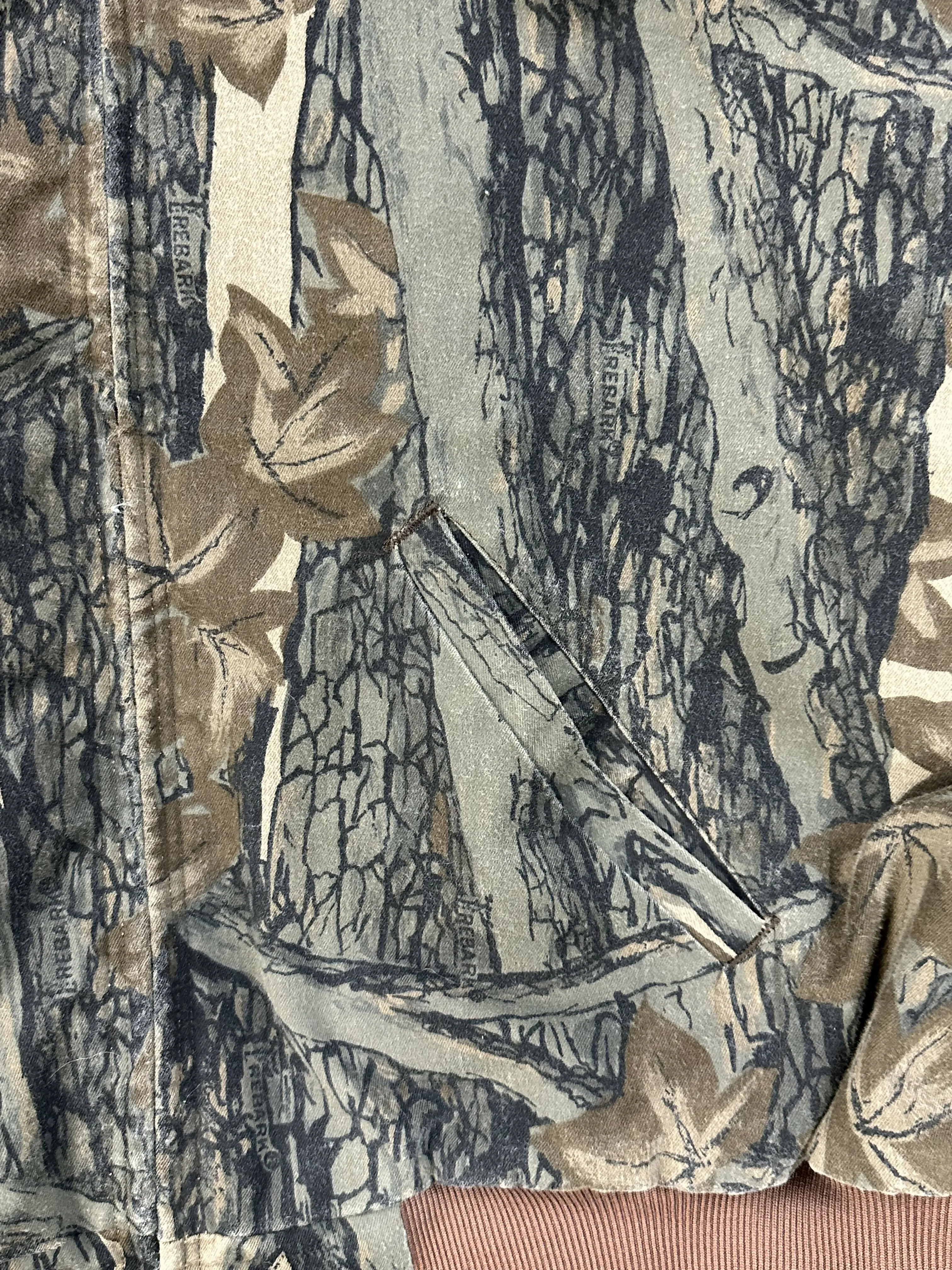 Vintage Gander Mountain Trebark Camo XXL TALL Bomber Jacket sold by Trebark product image thumbnail 3