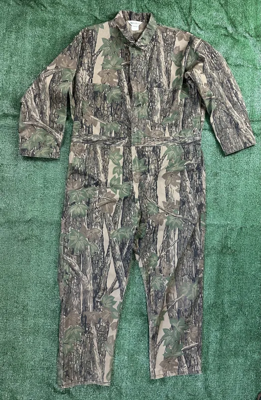 Gander Mountain Trebark Green Leaf Camo coveralls XL Reg made by Trebark