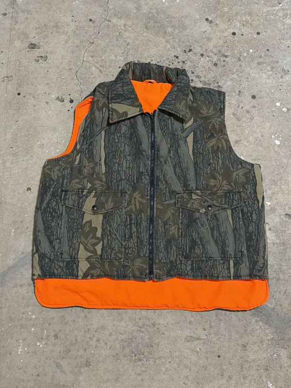 Vintage Winchester Trebark reversible puffer vest (XL) made by Trebark