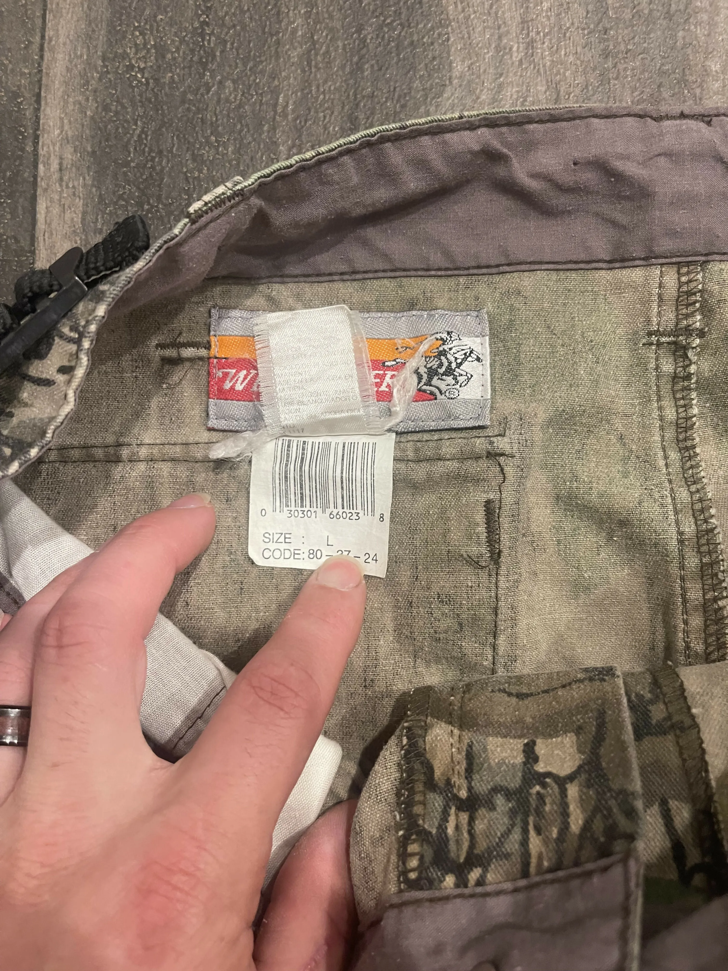 Vintage Winchester Trebark Camo Adjustable Waist Pants (L) sold by Trebark product image thumbnail 4