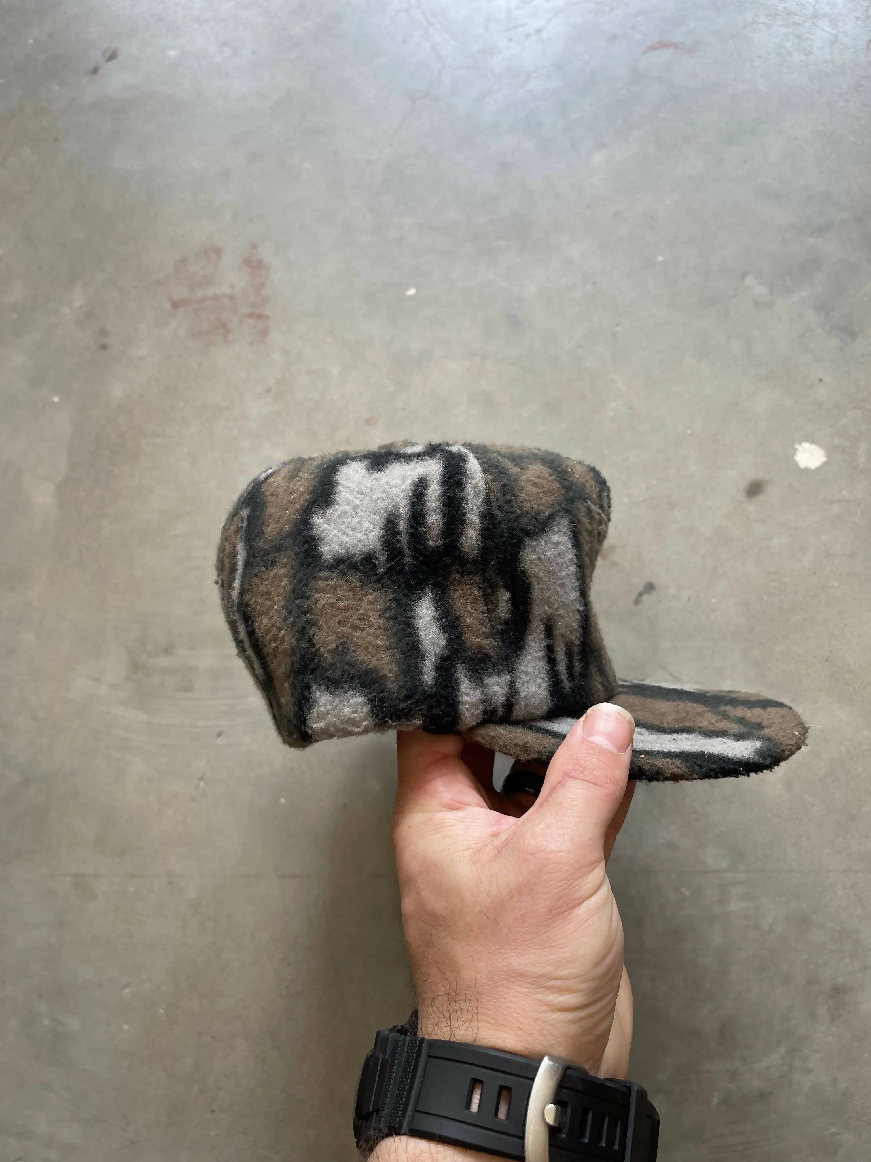 Vintage Trebark Camo Fleece Trapper Hat sold by Trebark product image thumbnail 2