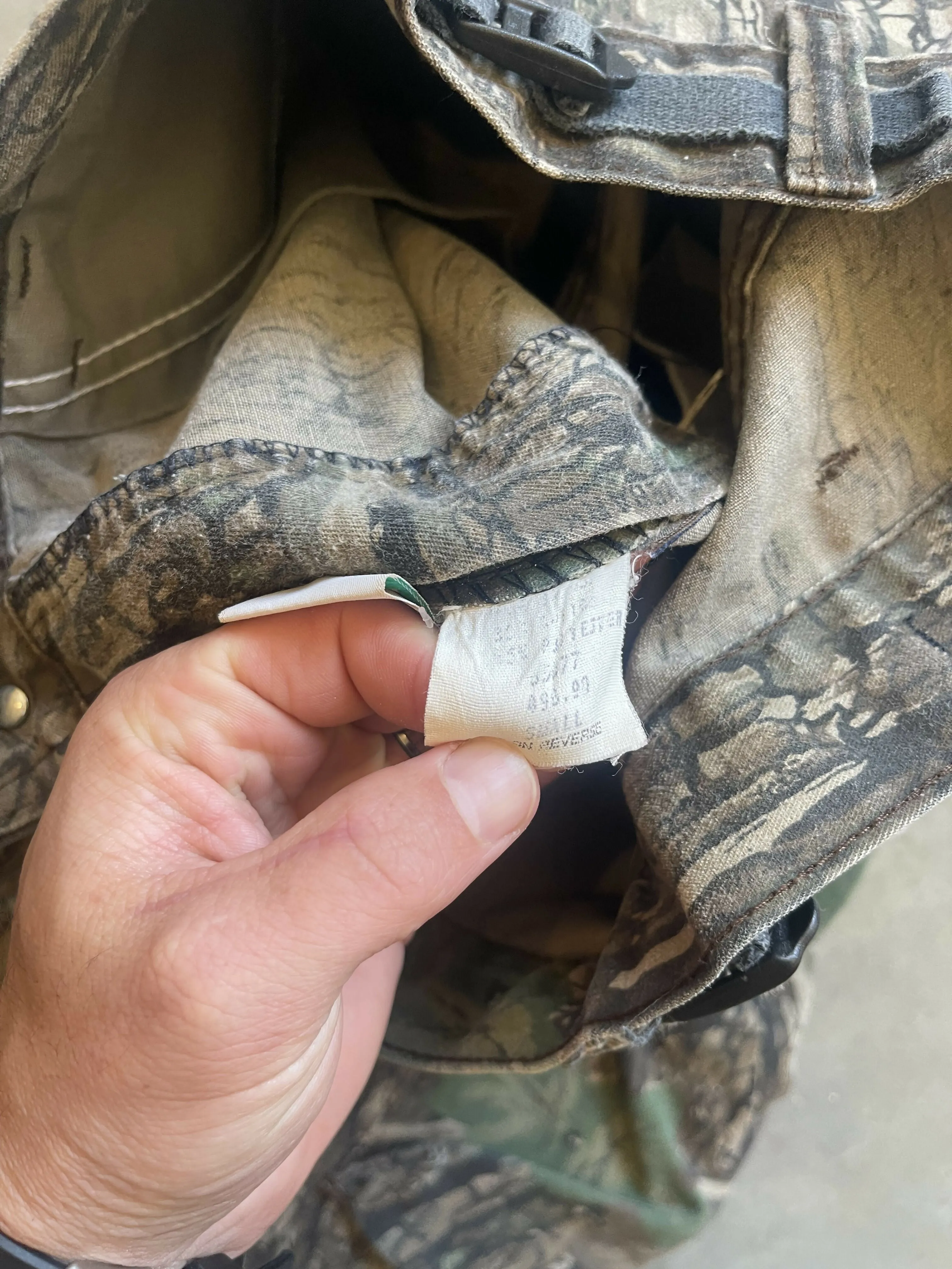 Vintage Trebark Camo Adjustable Waist Pants (S) sold by Trebark product image thumbnail 4