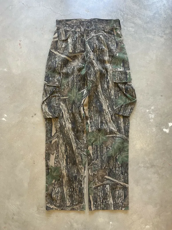 Vintage Trebark Camo Adjustable Waist Pants (S) made by Trebark
