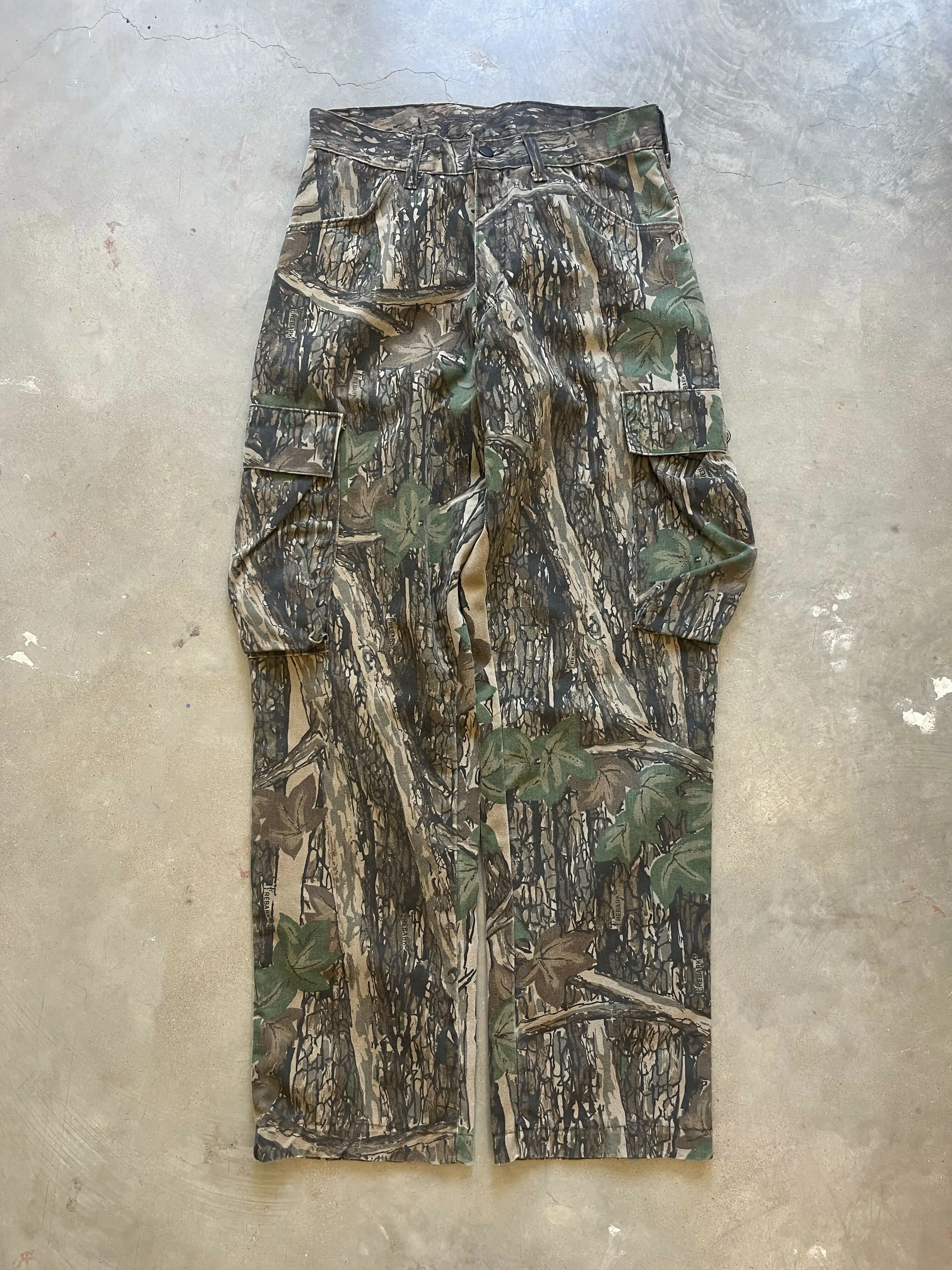 Vintage Trebark Camo Adjustable Waist Pants (S) sold by Trebark