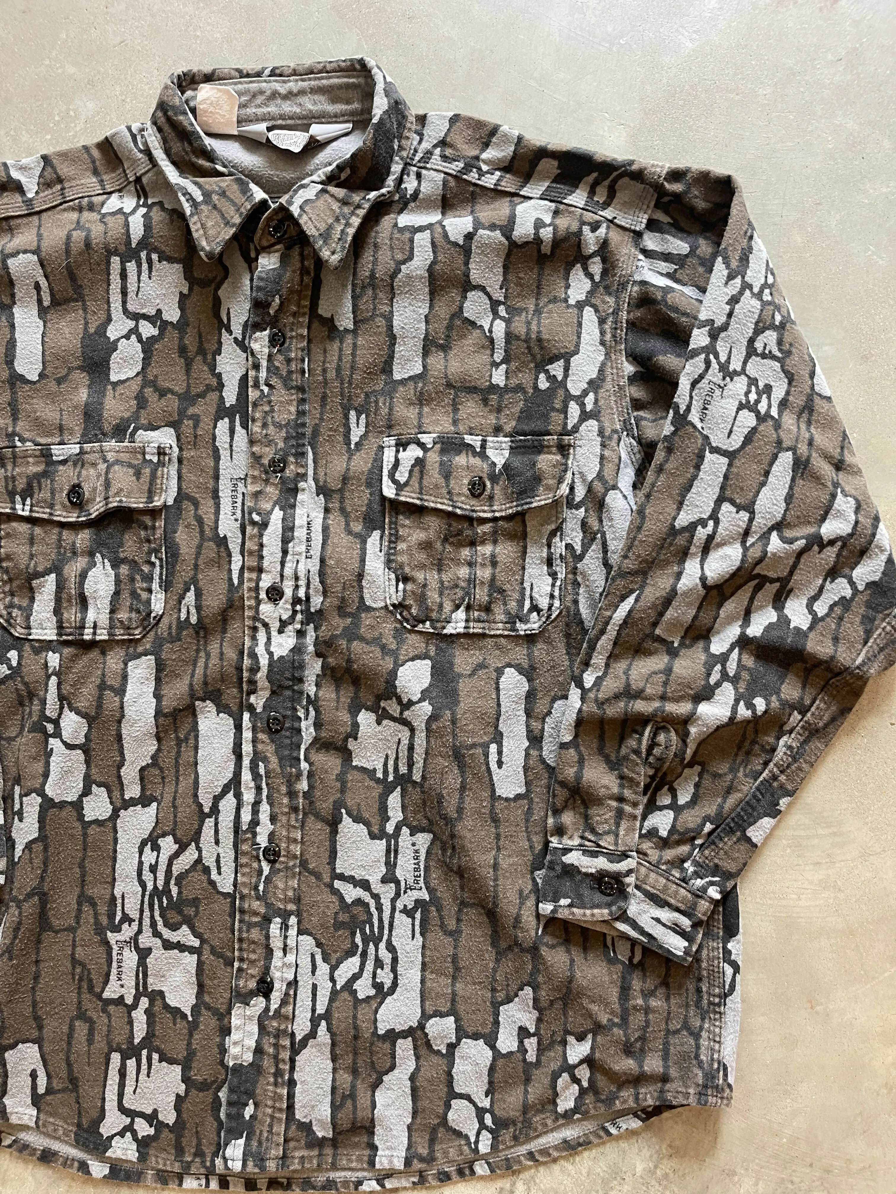 Vintage Trebark Camo Chamois Shirt (XL) sold by Trebark product image thumbnail 2