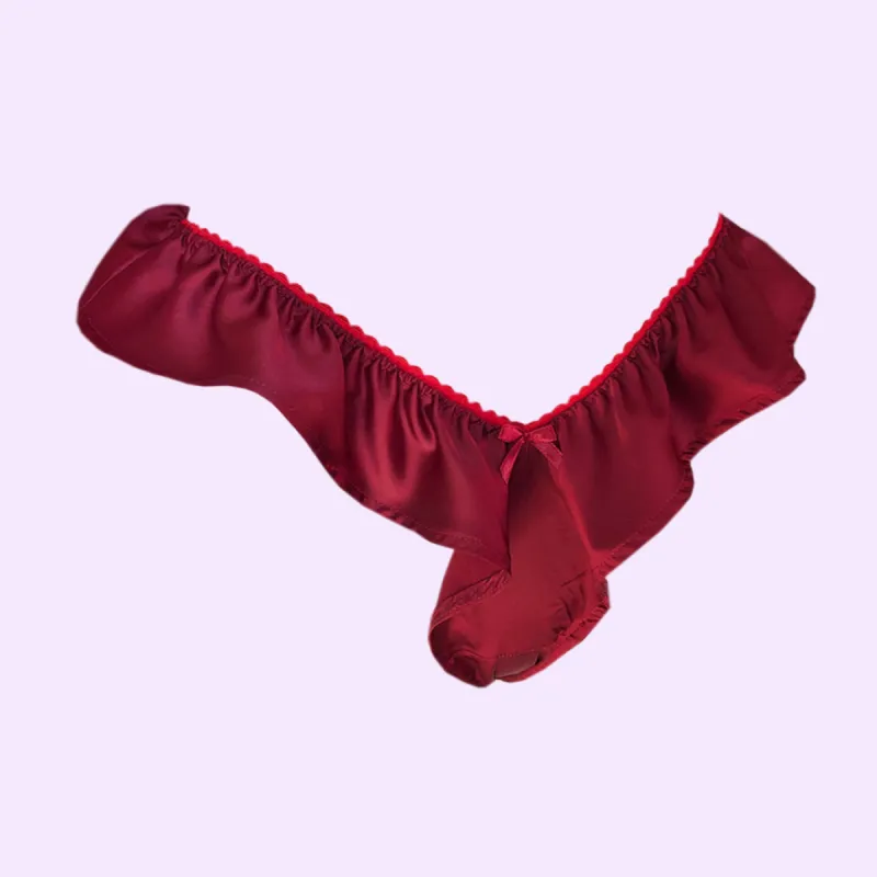French Kiss Silk Underwear - Cherry sold by Sew Unique