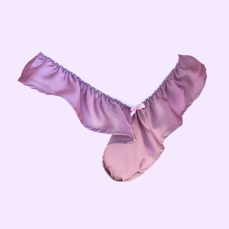 French Kiss Silk Underwear - Orchid sold by Sew Unique