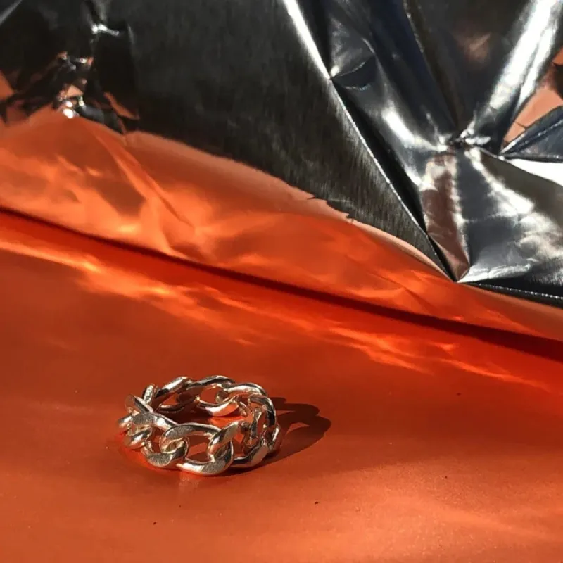 Gourmette Ring - MAMA BENZ sold by Sew Unique