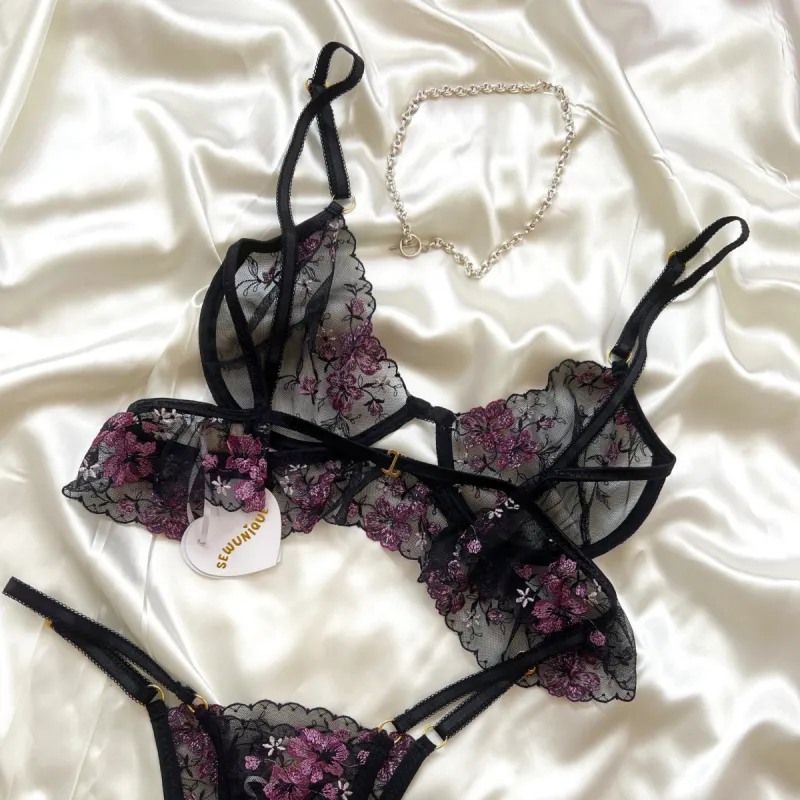 Enchanted Garden Bra sold by Sew Unique