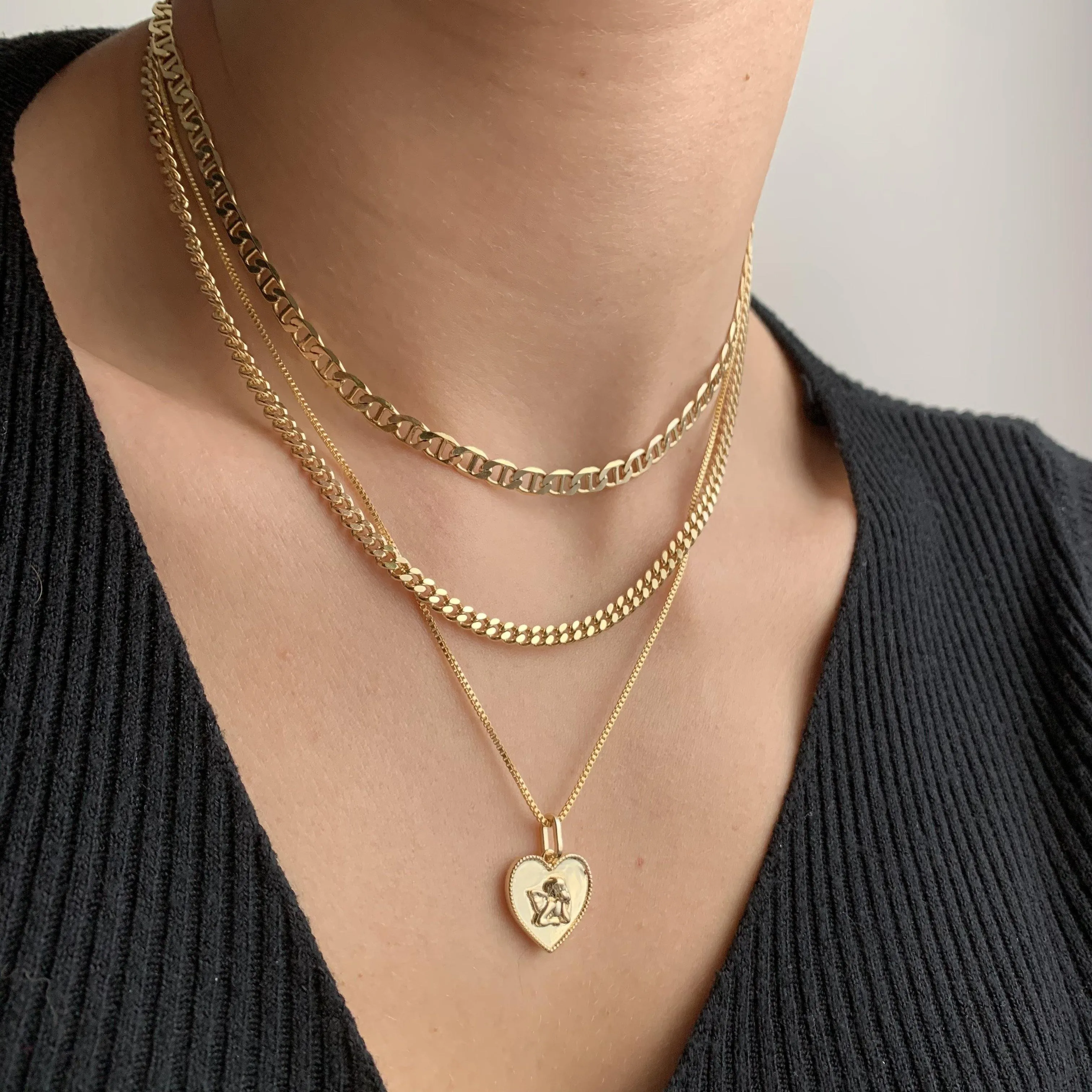 Struck by Angels Necklace sold by Evry Jewels product image thumbnail 3