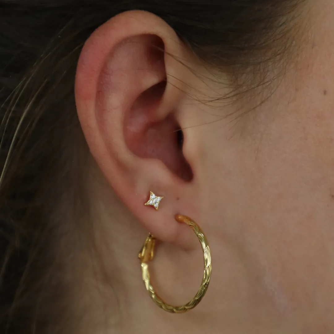 Lucia Hoops sold by Evry Jewels product image thumbnail 2