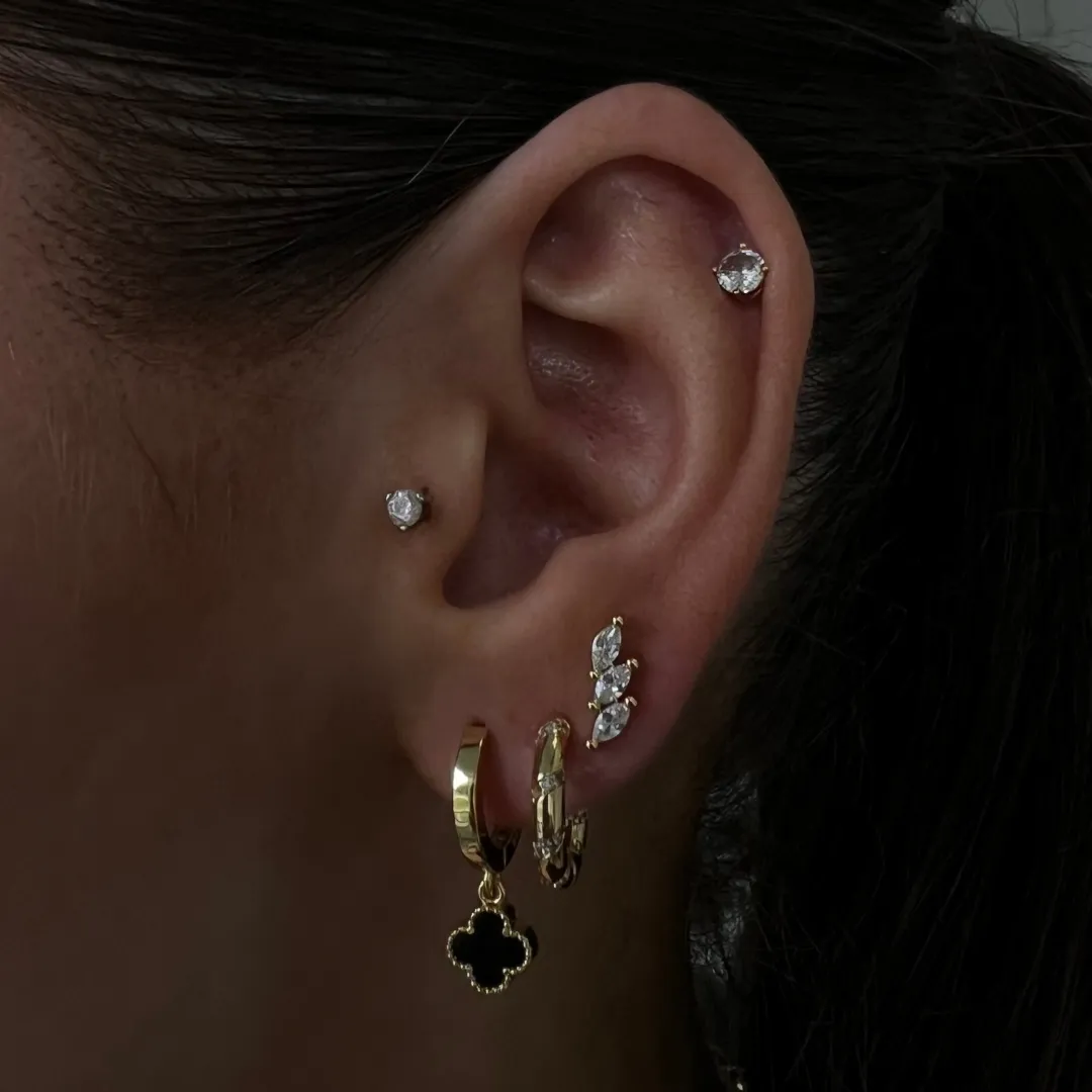 Twisted Love Earrings sold by Evry Jewels product image thumbnail 4