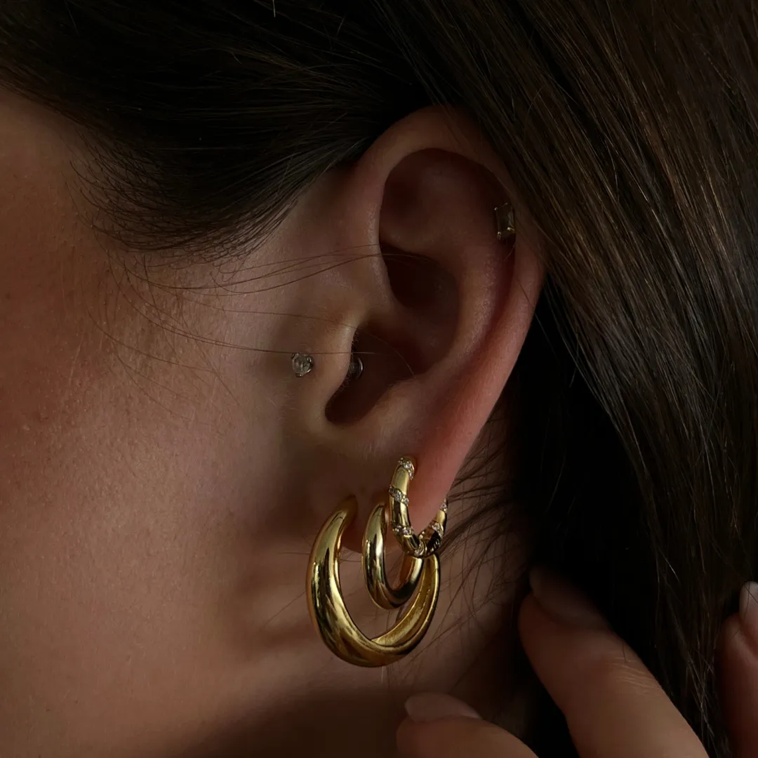 Twisted Love Earrings sold by Evry Jewels product image thumbnail 2