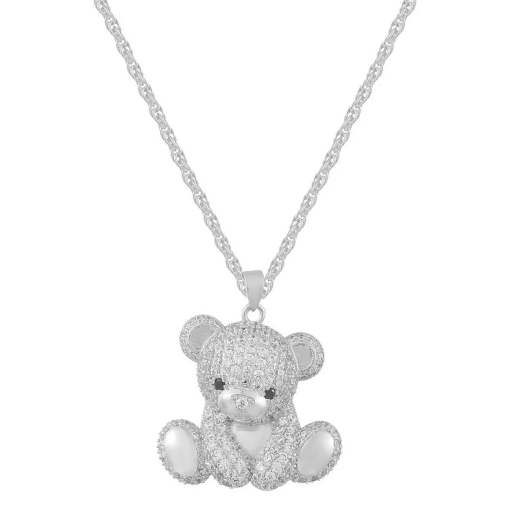 Teddy Bear Necklace sold by Evry Jewels product image thumbnail 3