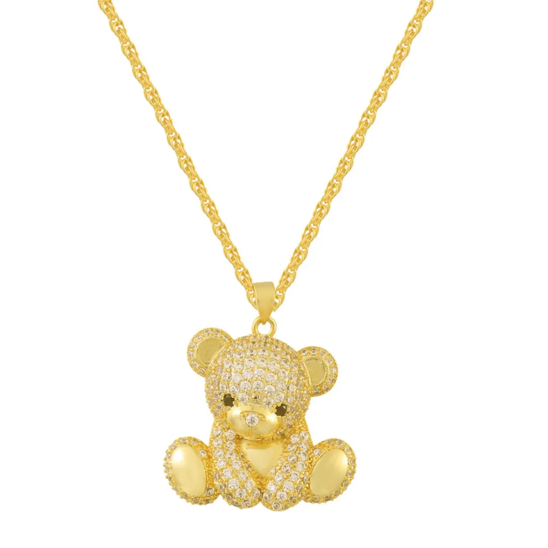 Teddy Bear Necklace sold by Evry Jewels