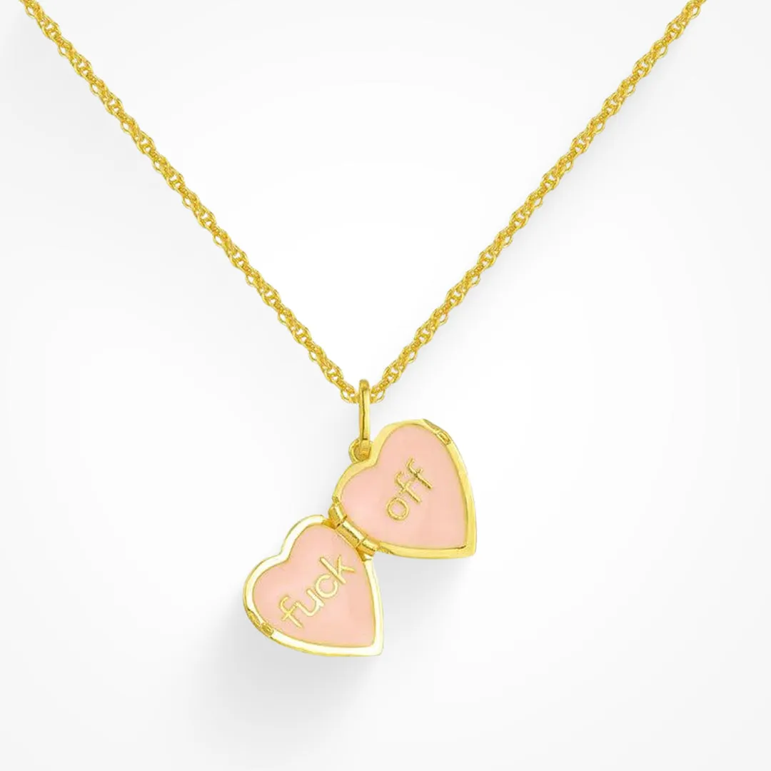 Get The Hint Locket Necklace sold by Evry Jewels