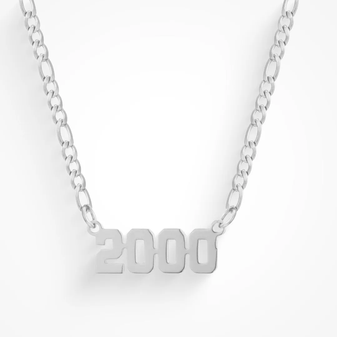 Custom/Personalized Number Nameplate Necklace sold by Evry Jewels product image thumbnail 4