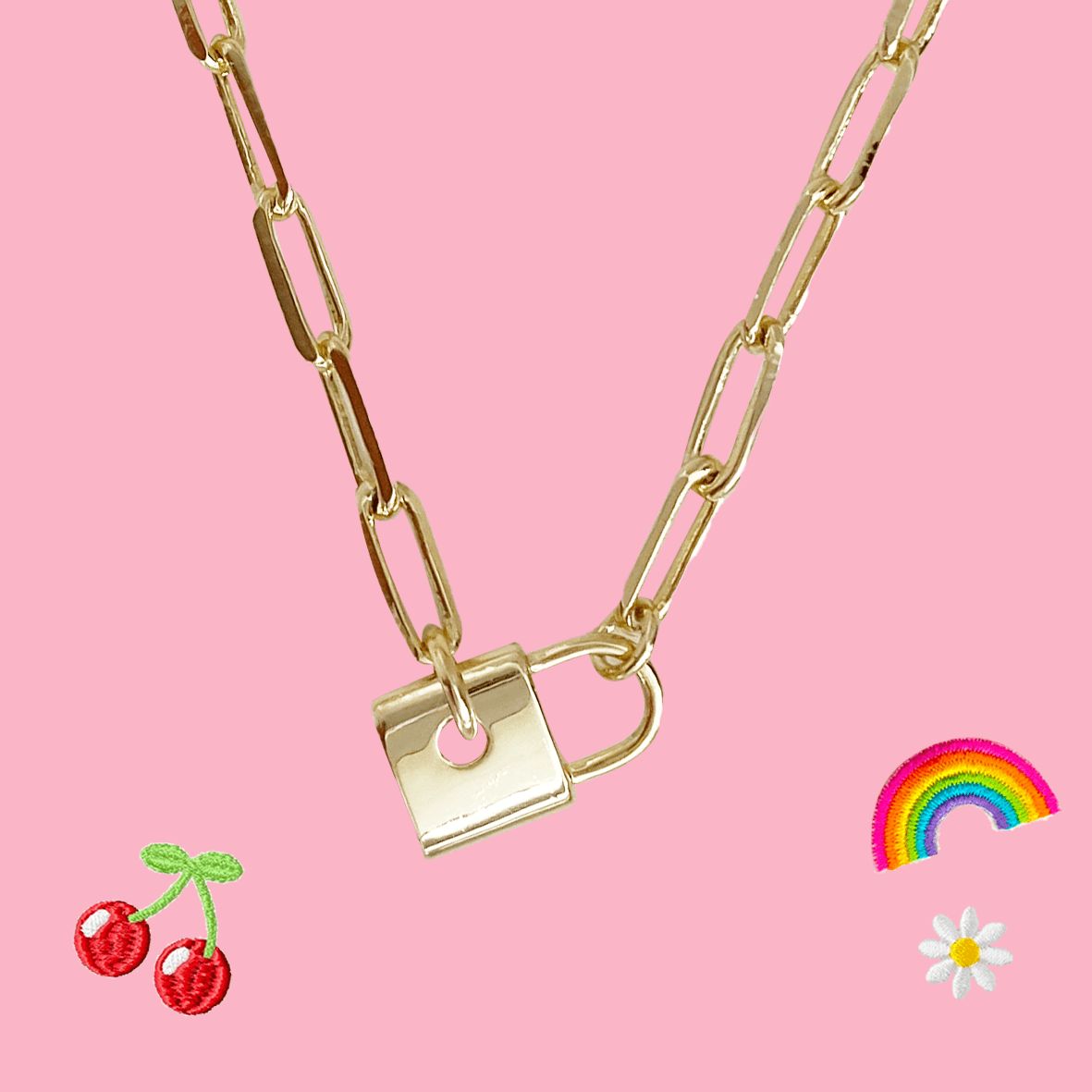 Love Lock Necklace sold by Evry Jewels product image thumbnail 5