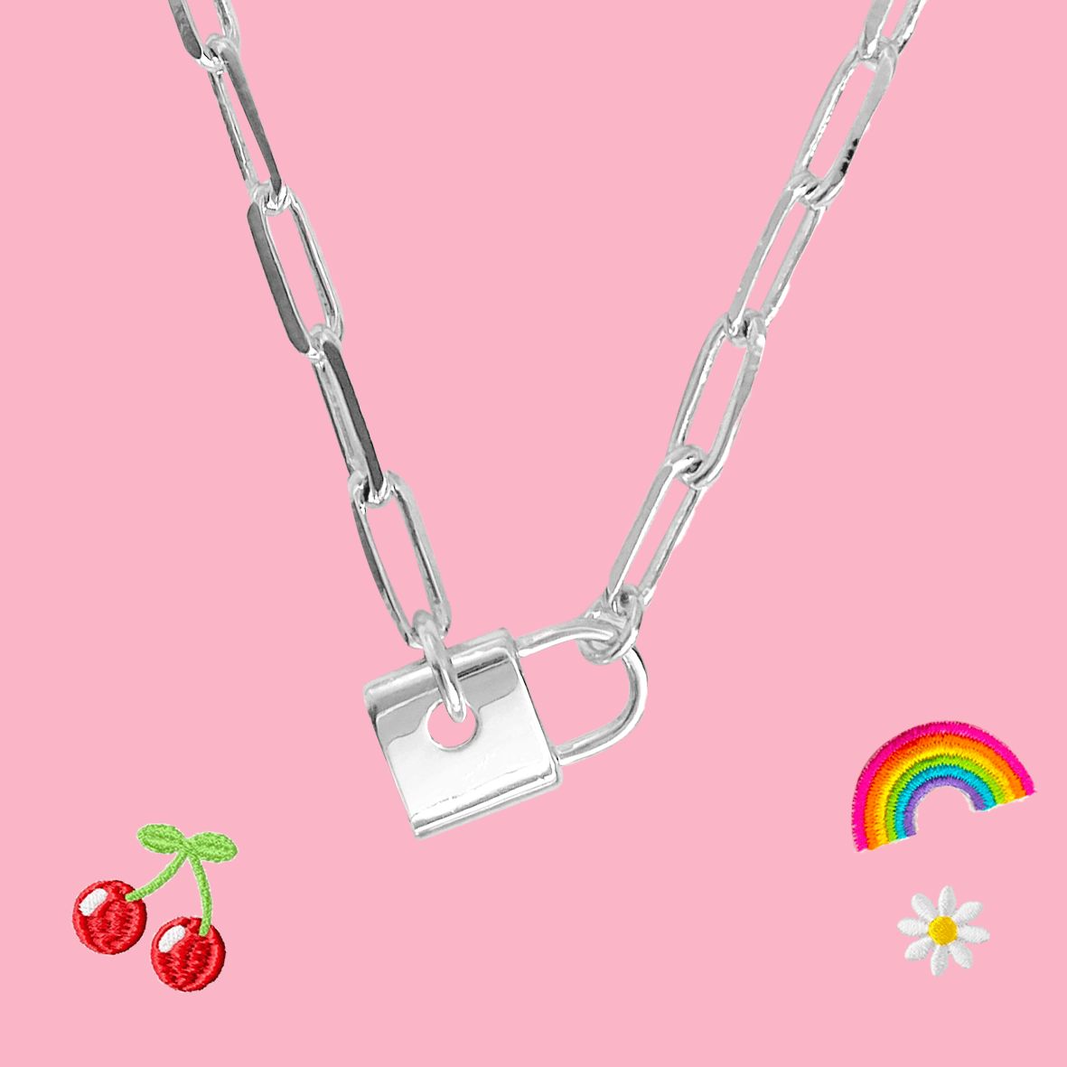 Love Lock Necklace sold by Evry Jewels product image thumbnail 4