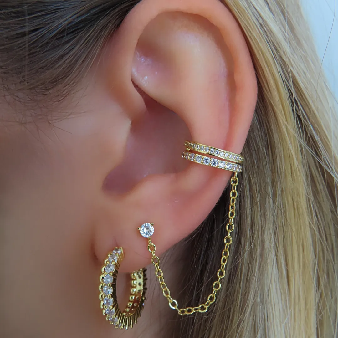 Cuffed Up Earrings sold by Evry Jewels product image thumbnail 2
